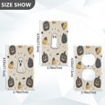 thumbnail image 7 of Yayeee Blank Wall Plate Cover 1-Gang 4.5"x2.7" Home Unused Decorative Outlet, Halloween Black Pumpkins, 7 of 7