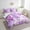 Purple, variant on Erosebridal Pink Butterfly Bed in a Bag Twin size, Inspirational Quotes Bedding Sets, Rose Floral Decor, 7pcs