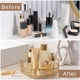thumbnail image 4 of Organizador de maquillaje INVSSENE, giratorio 360°, 1 nivel, amarillo, 4 of 6