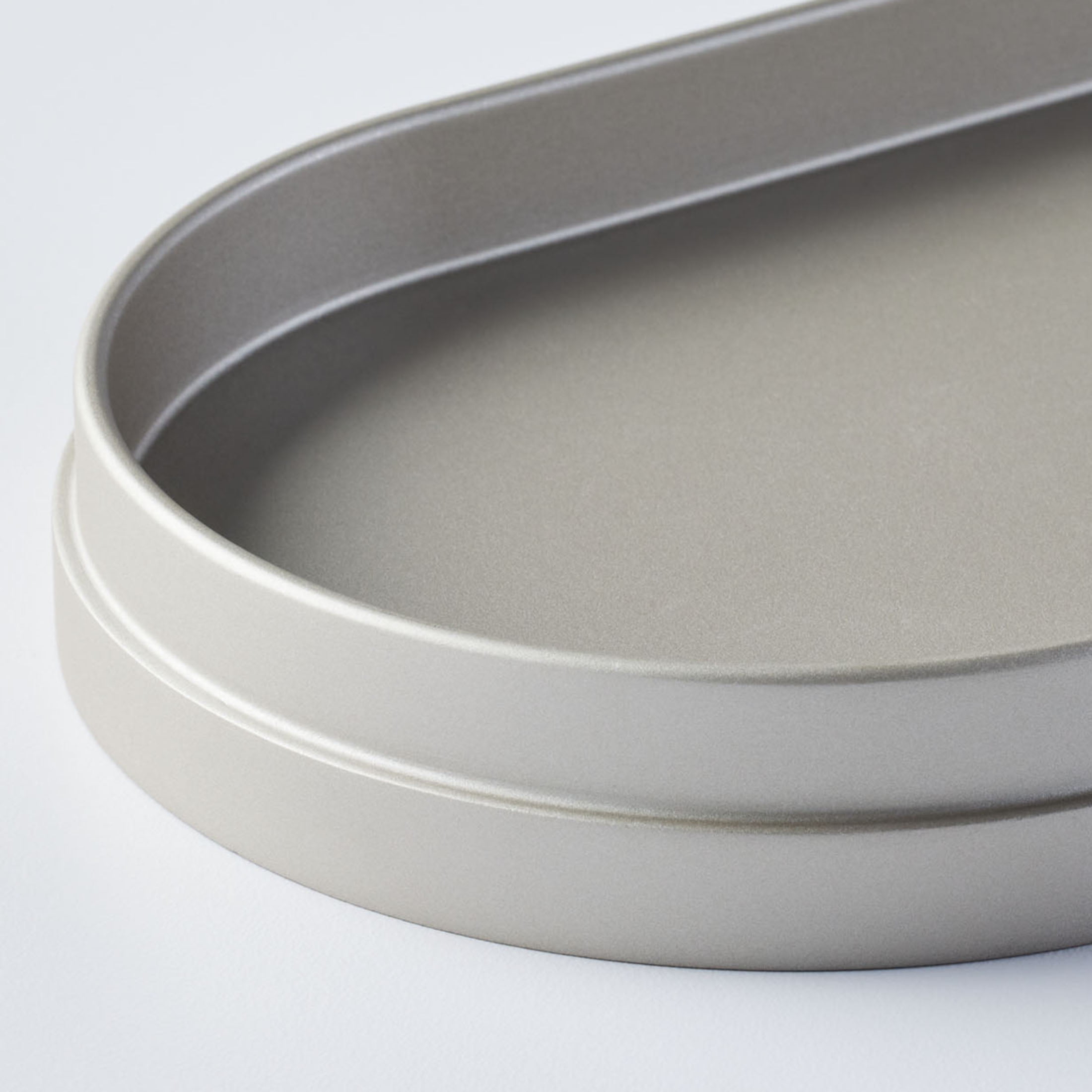 (3 pack) Better Homes & Gardens Satin Nickel Metal Accessory Tray
