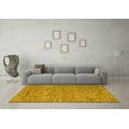 thumbnail image 3 of Ahgly Company Indoor Rectangle Abstract Yellow Modern Area Rugs, 2' x 5', 3 of 4