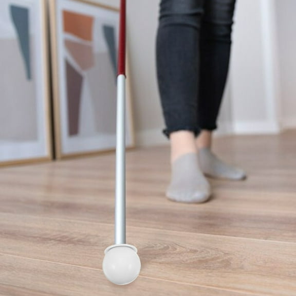 Beaupretty Hook Type Cane Tip Plastic Flexible Movement for Mobility Canes 1Pack