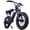 Purple - Standard, variant on MacFox X1S Electric Bike for Adults, 20" x 4.0" Fat Tire Ebike with Dual Disc Brakes and Hydraulic Spring Front Fork Electric Commuter Bikes for Towns/Cities (Purple-Standard Edition)