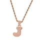thumbnail image 5 of circón cristal de la de la de la 'L / K / JH / I' colgante collar 18K chapado e hombres mujeres joyería de moda, 5 of 6