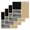 Beige, variant on Brown Black Kitchen Dish Towels for Drying Dishes Set of 3, Modern Abstract Art Farmhouse Striped Waffle Weave Microfiber Hand Tea Bathroom Towels Quick Dry & Absorbent Towel 15.7x23.6