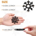 thumbnail image 3 of HLONK Stocking Stuffers Gifts for Men  18-in-1 Snowflake Multitool Christmas Gifts for Men  Cool Gadgets Tools for Men  Gifts for Dad Husband  Boyfriend  Grandpa  Unique Dad Gifts from Da, 3 of 7