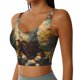thumbnail image 2 of Balery Forest Maple Leaf Husky Sujetadores deportivos con espalda cruzada para mujer, acolchados, sin costuras, de alto impacto, ideales para yoga, gimnasio, entrenamiento y fitness.-Large, 2 of 8