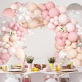 thumbnail image 5 of Pink Balloon Garland Arch Kit, Pink and White Balloons Different Size for Birthday Wedding Bridal Baby Shower Bachelorette Party Decorations, 5 of 7