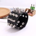 thumbnail image 3 of Pulsera Brazalete Picos Metalicos XianweiShao Dark Punk 22,5 cm de largo 5 cm de ancho, 3 of 5