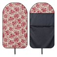 thumbnail image 5 of Bulopur Vintage Front Car Seat Towel Red Floral Breathable Sweat Carseat Protector for Women Soft Athletic Towel for Summer Fit SUV Sedan Truck, 5 of 8