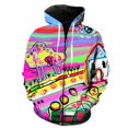 thumbnail image 3 of Sudadera con capucha abstracta con estampado 3D para hombre, sudaderas con gráficos de pintura artística, sudaderas casuales de gran tamaño con capucha, suéteres holgados con cremallera, 3 of 5
