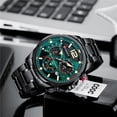 thumbnail image 4 of Reloj deportivo Curren 8395 para hombre, color dorado, acero inoxidable, 4 of 5