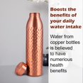 thumbnail image 2 of Botella de agua de cobre NORMAN JR 1 L, caja de regalo de 3, 2 of 6