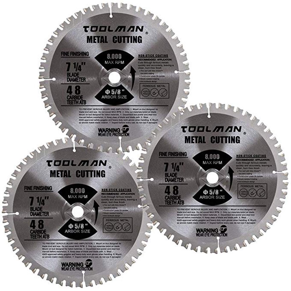 Toolman Premium Multifunctional CarbideTipped Circular Saw Blade Fine