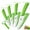 Green, variant on Ceramic Knives Complete Kitchen Unit,3 4 5 6inch Chef Knife Utility Fruit Slicing Peeler with Sheath White Blade
