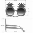 thumbnail image 5 of Circus NY by Sam Edelman Women's CC348 UV400 Protective Pinapple Fashion Sunglasses, 65mm, 5 of 6