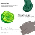 thumbnail image 3 of AUREUO Green Acrylic Paint Set - 8 Colors 0.71 Fl Oz / 21ml Tubes Earth Tone Forest Green Paints for Landscapes Crafts,Gift for Painters, 3 of 7