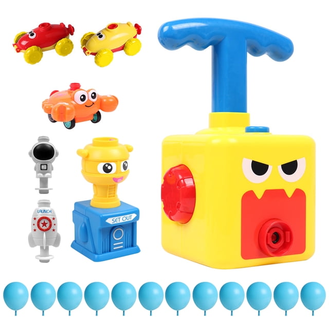 Vogacara Lanzador de energía para coche para niños, globo de juguete para niño, modelo de pato de rana caliente, juguetes educativos para experimentos Juguetes Kleines Ungeheuer Vogacara FN000344-02B