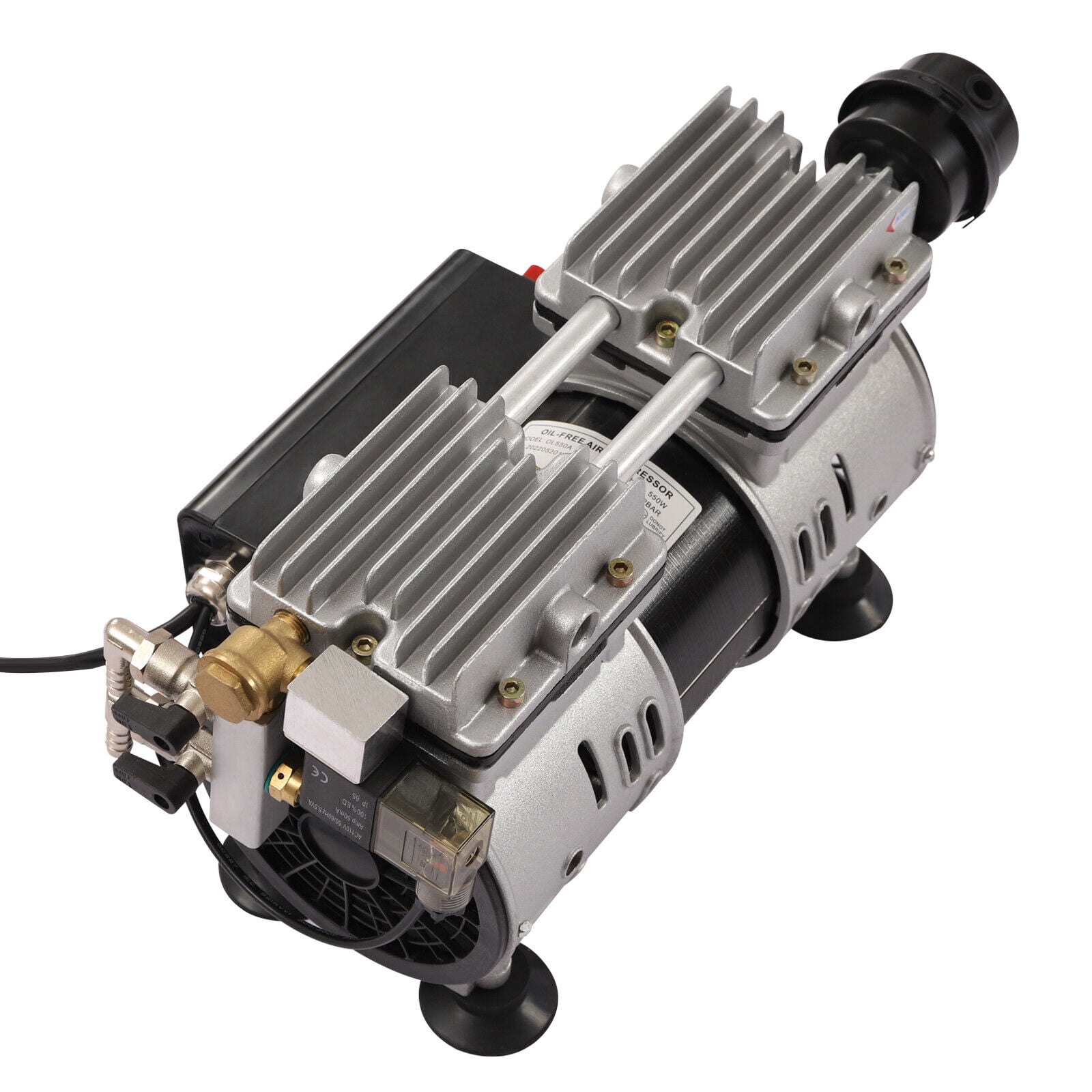 Miumaeov Air Compressor, 3/4 HP Pump Compressor with Silencer for Ponds and Lakes