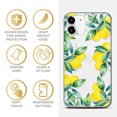 thumbnail image 4 of Case Yard iPhone-12-Mini Case Clear Soft & Flexible TPU Ultra Low Profile Slim Fit Thin Shockproof Transparent Bumper Protective Cover Drop Protective Cell Phone Cases (Lemons), 4 of 8