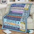 thumbnail image 3 of to My Daughter Gift from Mom Fleece Blanket - Engagement Gift-Birthday Gifts Christmas Valentines Day Gifts for Girl Daughters Her - Soft Cozy Warm Throw Blankets for Bed Couch Living Room, 3 of 6