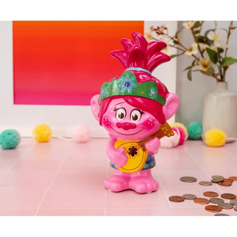 Trolls Poppy Sculpted Ceramic Money Bank | 6 Inches Tall - Walmart.com