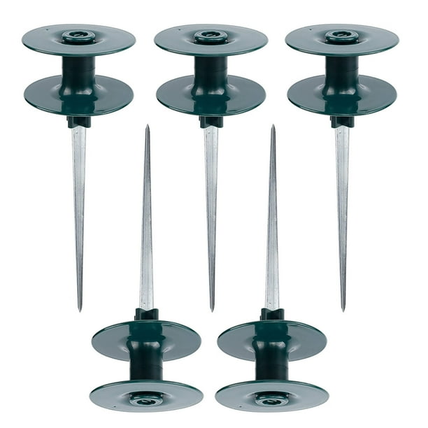 Garden Hose Guide Stakes Hose Guards for Flower Beds Garden Hose Reel Water Pipe Guide Wheel