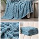 thumbnail image 5 of Manta de camilla de ante, vellón 70x100cm | Manta cálida, suave y acogedora para oficina, sofá, cama | Diseño ligero de rayas, opciones multicolor, perfecto para siestas y descanso, 5 of 6