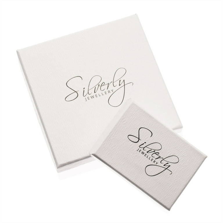 Silverly Women's 925 Sterling Silver Small 7 mm Open Cut Out Love