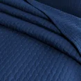 thumbnail image 4 of Quilt Set King Size - Lightweight Soft Quilts Bedspreads for All Season 3 Piece, Blue, (1 Quilt, 2 Pillow Shams), 4 of 6