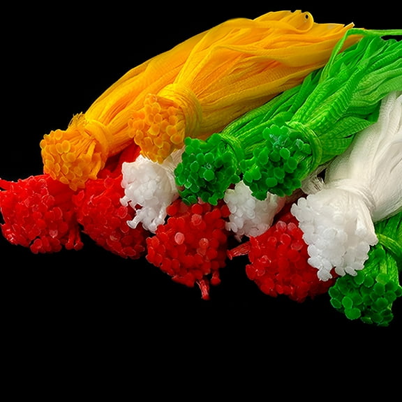 ACDANC 100Pcs Reusable Mesh Bag, Produce Bags Fruits Potatoes Bags Onion Net Bags, Washable Plastic Mesh Organic Organizer for Vegetable Seafood & Garden Produce