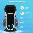 thumbnail image 6 of Costway Shiatsu Massage Cushion w/Heat Massage Chair Pad Back Massager Gray, 6 of 10