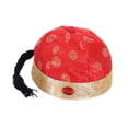 thumbnail image 4 of Sombrero oriental chino, juego de rol, sombrero de emperador para carnaval, cosplay, espectáculo de disfraces Rojo 54cm, 4 of 8