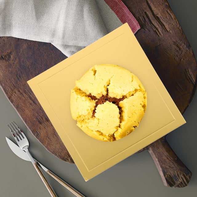 GARVALON 10Pcs Square Cake Bases With Paper Material 11.79x11.79x0.08in
