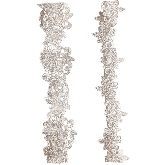 2 Pcs Lace Leg Ring Decor Bride Garter for Wedding Day Prom Belts Women Women's