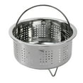 thumbnail image 4 of BUYISI Stainless Steel Steamer Basket Accessory For Instant Cooker With Silicone Handle Pressure Cooker Rice Steamer Basket 13.8cm, 4 of 7