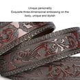 thumbnail image 3 of relayinert Classy And Durable PU Belt For Men Wear-resistant And Fine Workmanship Coffee Coffee 120cm 1Set, 3 of 6
