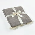 thumbnail image 4 of Home Soft Things Chevron Knit Throw- Seal Brown- 50"x60", 4 of 10