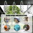 thumbnail image 2 of 15.8 inch Bird Repellent Spiral Reflectors, Hanging Reflective Bird Deterrent Device Garden Decorative Scare Birds Away (12 pcs), 2 of 7