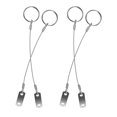 thumbnail image 1 of Raindrops 4pcs Strong Tether Wire with Ring for Bimini Tops and Boat Use, 1 of 6