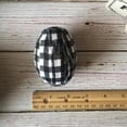 thumbnail image 6 of Lomubue 5 Pcs/Set Easter Eggs Pendants Contrast Color Plaid Print with Strap Realistic Egg Fabric Cover Decorative Reusable Happy Easter Egg Decoration Toys Easter Supplies, 6 of 10