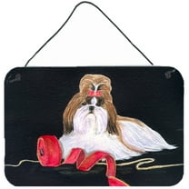 Carolines Treasures SS8562DS812 Shih Tzu Indoor Aluminum Metal Wall or Door Hanging Prints, 8 x 12", Multicolor