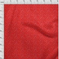 thumbnail image 4 of oneOone Polyester Lycra Red Fabric Floral Ditsy Sewing Craft Projects Fabric Prints By Yard 56 Inch Wide, 4 of 4