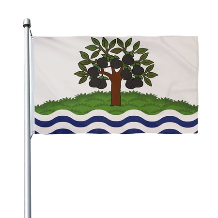 Aihccy Worcestershire Old British County Flag with Brass Grommets Size - 3x5Ft