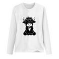 thumbnail image 2 of SHE IS My Items Shirts for Women Dressy Casual Long Sleeve Fashion Tops for Women Trendy Cropped Blouses for Women Business Casual Long Sleeve Vintage Tees for Women Crop, 2 of 3