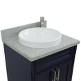 thumbnail image 6 of Bellaterra Home 400700-25-BU-GYRD 25 in. Single Round Sink Vanity with Granite Top, Blue & Gray, 6 of 10