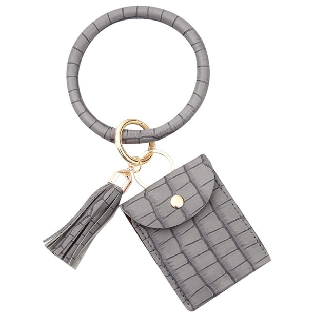 Llaveros para mujer, llavero de billetera, llavero de auto, llavero lindo, pulsera grande, llavero con borla, llavero, pulsera con billetera, llavero, brazalete.