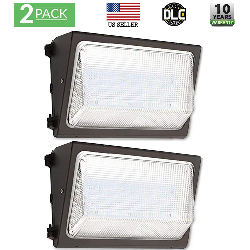 Sunco Lighting 2 Pack Wall Pack LED 80W 5000K, Daylight