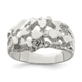 thumbnail image 1 of 925 Sterling Silver Men's Nugget Ring, 1 of 2