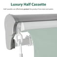 thumbnail image 4 of MCombo Patio Awning 10x8 Feet Sunshade Canopy with Half-Cassette for Manual Retractable Awnings,4679(Dark Green), 4 of 8